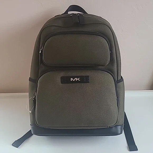 NWT Olive green  Michael Kors Large Back Pack Michael Kors | Bags | Michael Kors Prescott Backpack Olive  main image 4
